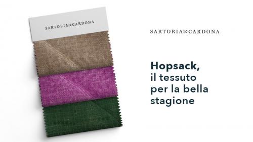 Hopsack, il tessuto per la bella stagione